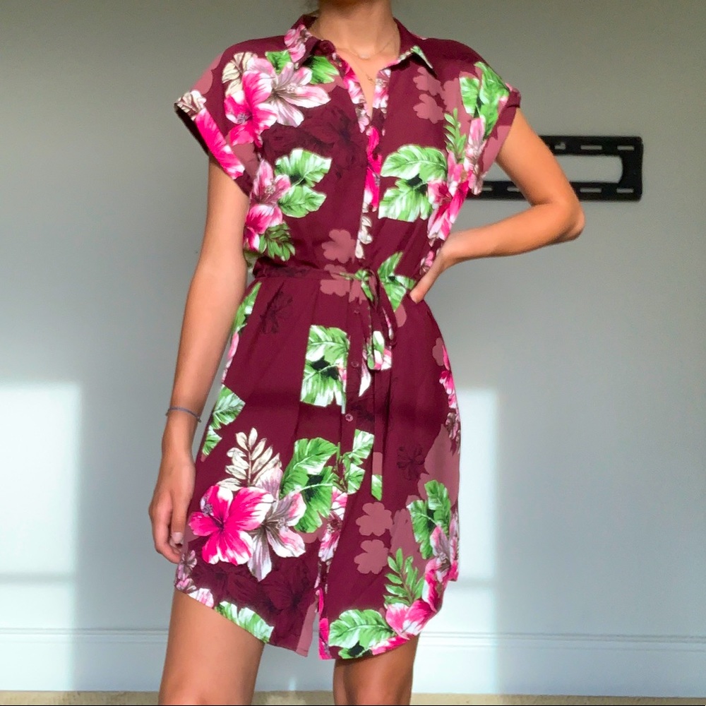 Express floral dress